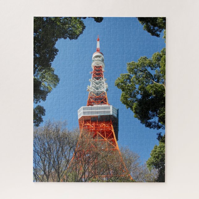 Tokyo Tower, Japan 520-pc Jigsaw Puzzle (Vertical)