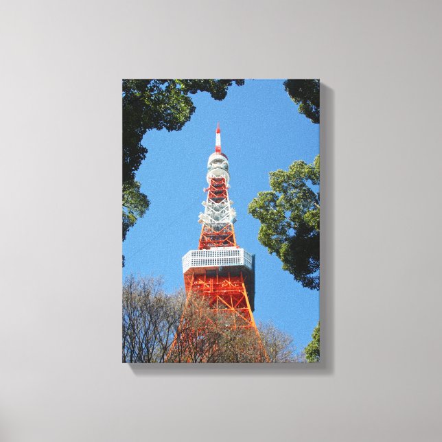 Tokyo Tower, Japan Canvas Print (Front)