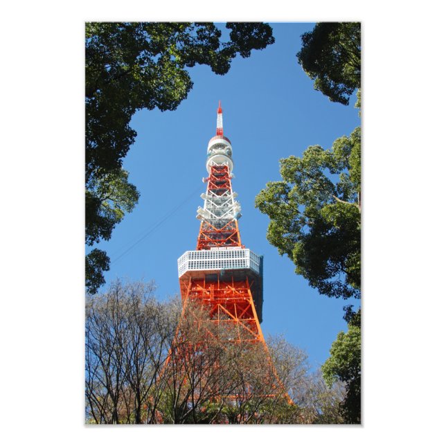 Tokyo Tower, Japan Photo Print (Front)