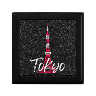 Tokyo Tower Sketch of Minato, Tokyo, Japan   Gift Box