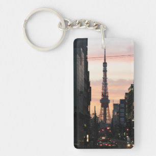 Tokyo Tower Sunrise 東京タワー日の出 Key Ring