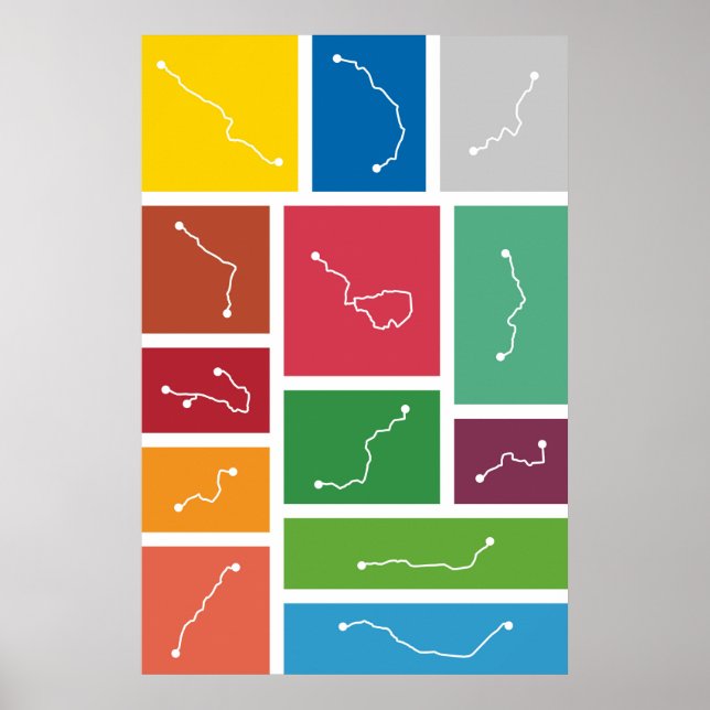 Tokyo - Transit Palettes Poster (Front)