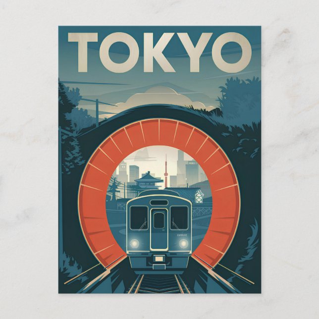 Tokyo vintage postcard (Front)