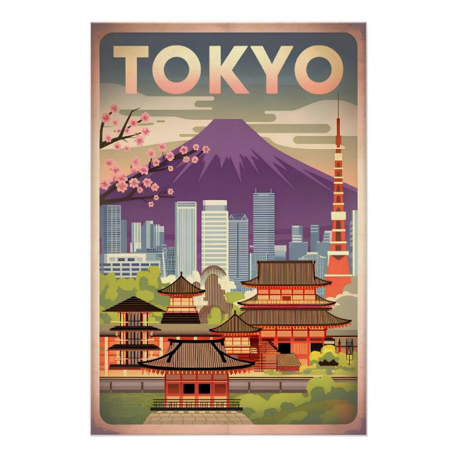 Tokyo vintage poster (Front)