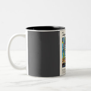 Tokyo Watercolour Travel Two-Tone Coffee Mug
