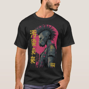 Tokyo Yami – Contaminated Future Punk Mask Design T-Shirt