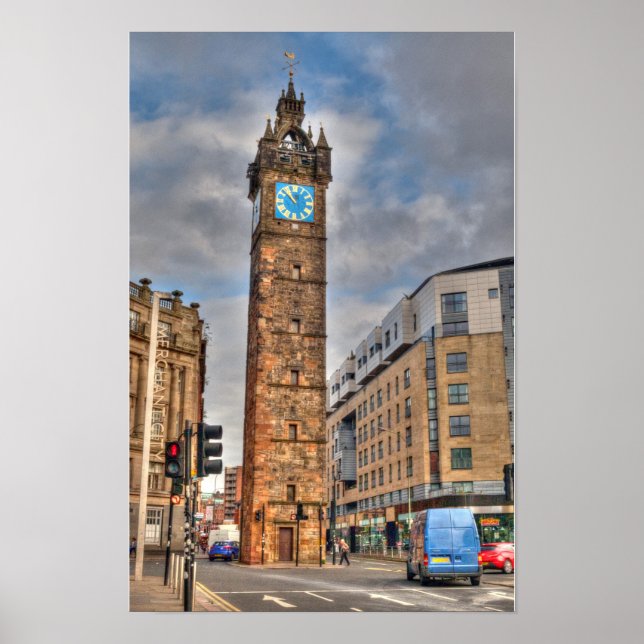 Tolbooth Steeple, Glasgow Poster (Front)