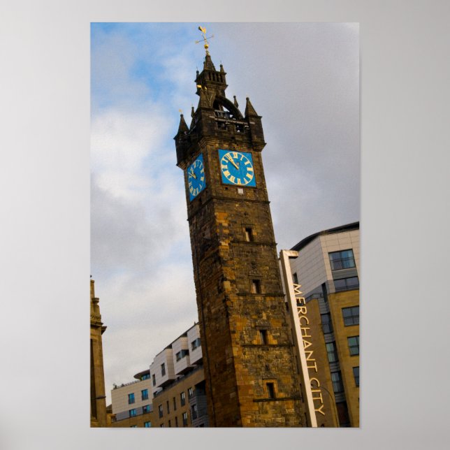 Tolbooth Steeple, Glasgow Poster (Front)