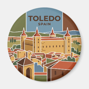 Toledo Alcázar Spain Magnet