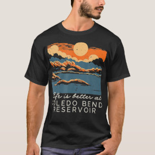 Toledo Bend Reservoir Lake Life T-Shirt