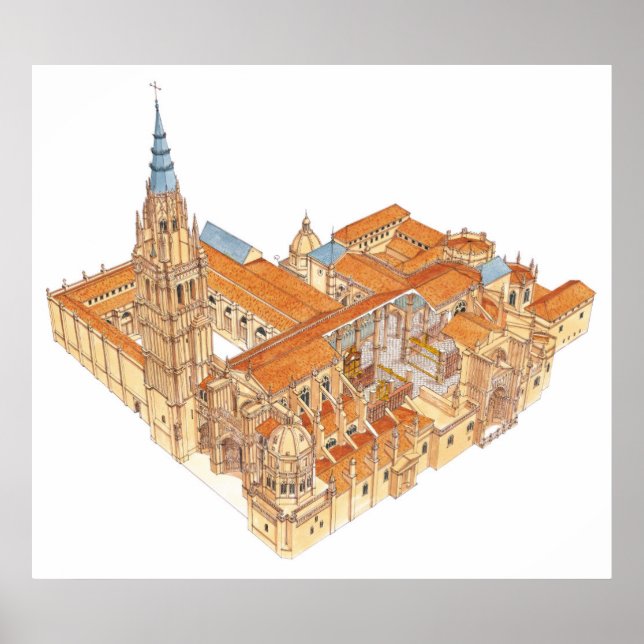 Toledo Cathedral. Spain Poster (Front)
