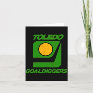 Toledo Goaldiggers 70s80s Hockey Team Card