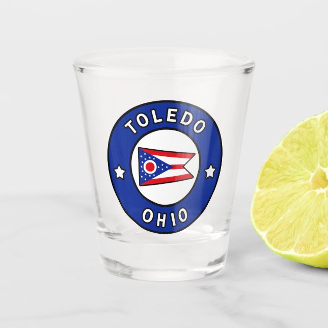 Toledo Ohio Shot Glass (Front)