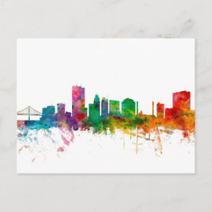 Toledo Ohio Skyline Postcard