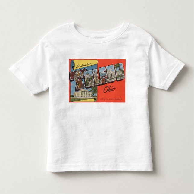 Toledo, Ohio - U.S. Naval Reserve Building Toddler T-Shirt (Front)