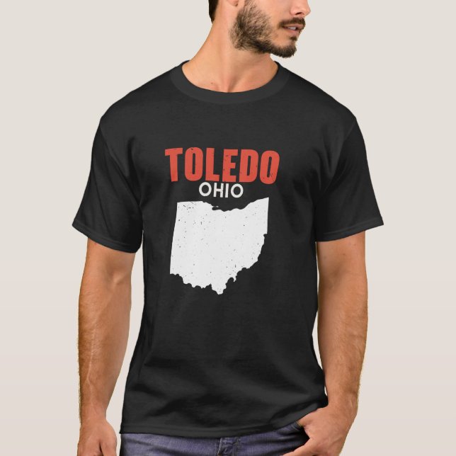 TOLEDO Ohio USA State America Travel Ohioan  T-Shirt (Front)