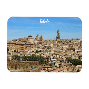 Toledo panorama magnet