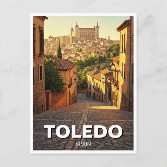 Toledo Spain Alcazar Travel Postcard (Front)
