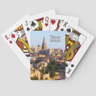 Toledo Spain custom text playing cards