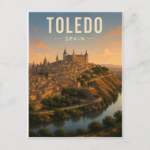 Toledo Spain Mediaeval Old Town Heritage Travel 🏰 Postcard