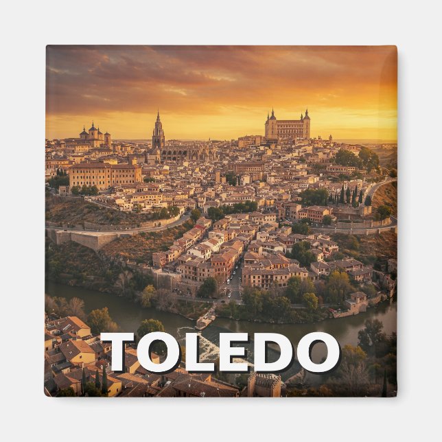 Toledo Spain Travel Magnet (Front)
