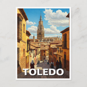 Toledo Spain Travel Postcard