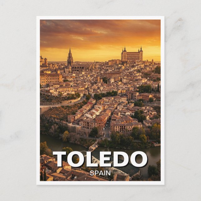Toledo Spain Travel Postcard (Front)