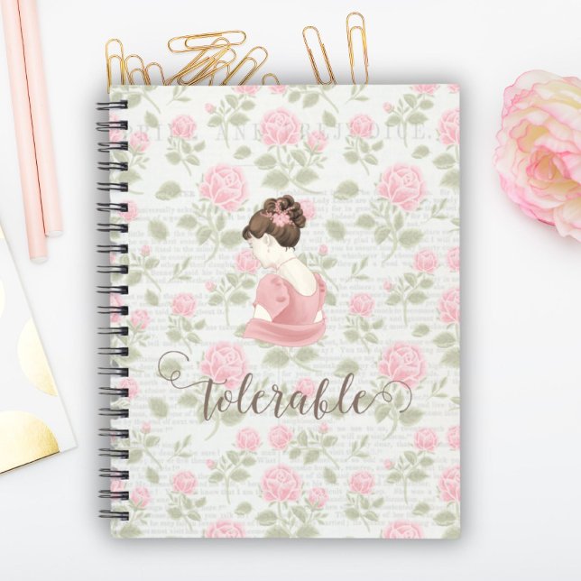 Tolerable - Jane Austen Floral Vintage Notebook (Creator Uploaded)
