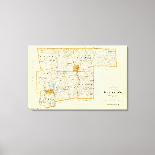Tolland Co N Canvas Print (Front)