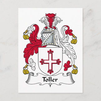 Toller Family Crest Postcard