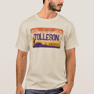 Tolleson Arizona flag license plate shirt