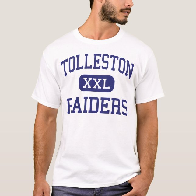 Tolleston Raiders Middle School Gary Indiana T-Shirt (Front)