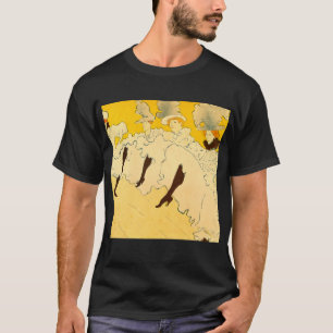 Tolouse Lautrec Dancing Girls Yellow T-Shirt