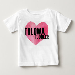 "Tolowa Toddler" Ruffle Dress Baby T-Shirt