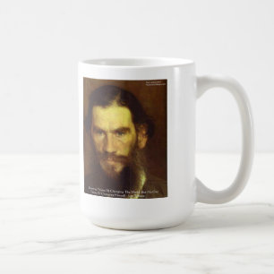 Tolstoy "Change Yourself" Wisdom Quote Gifts & Tee Coffee Mug