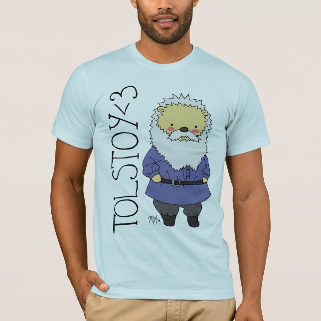 Tolstoy hedgehog t-shirt (Front)