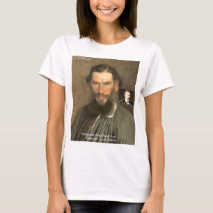 Tolstoy "Nietzsche = Stupid" Quote Gifts Tees Etc