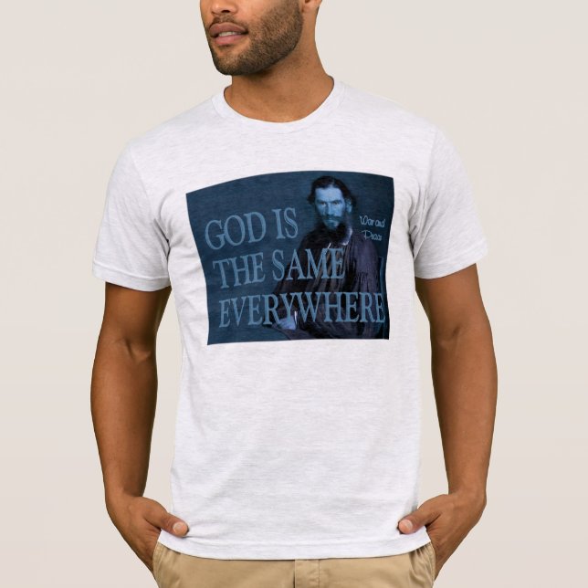 Tolstoy's God T-Shirt (Front)