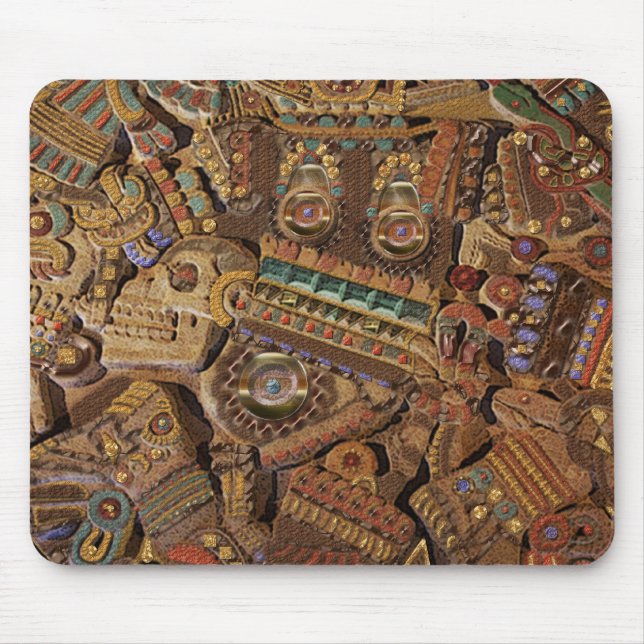 TOLTEC CARVING MOUSE PAD (Front)