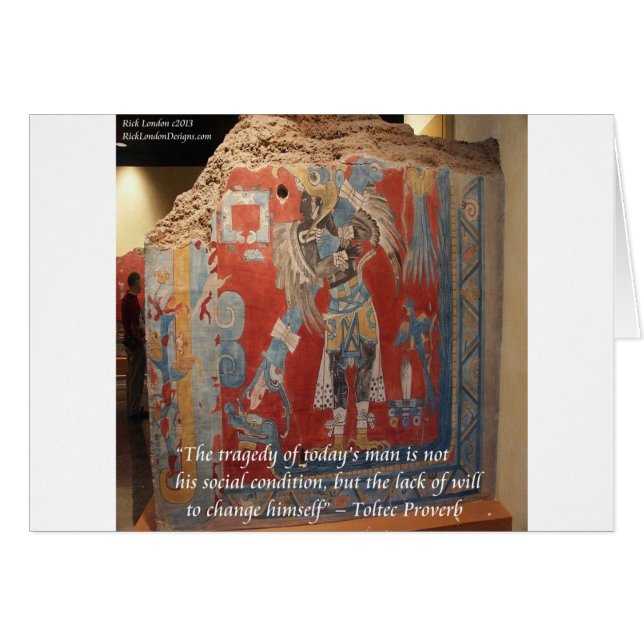 Toltec Empire Graphic & Famous Proverb (Front Horizontal)