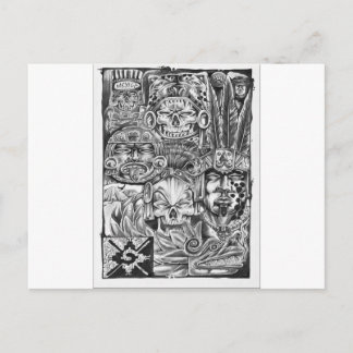 Toltec Warriors Postcard