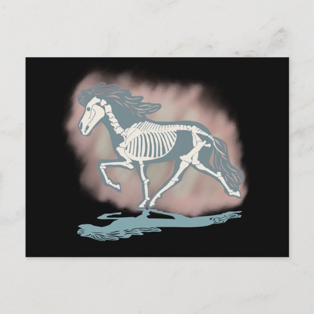 Tölter skeleton postcard (Front)