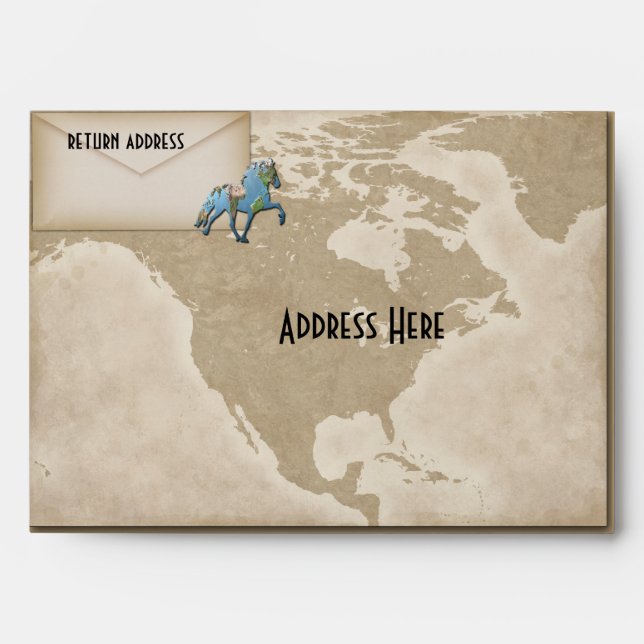 Tolting the World Envelopes (Front)