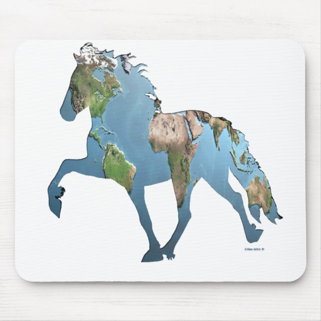Tolting the World Mouse Pad (Front)