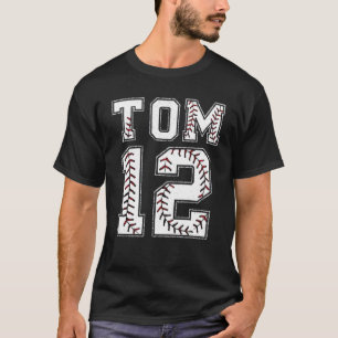 Tom 12 Baseball Stitch T-Shirt