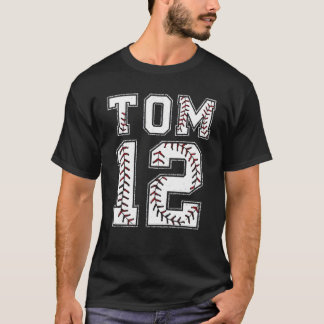 Tom 12 Baseball Stitch T-Shirt