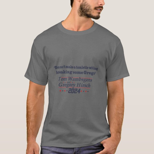 Tom and Greg 2024 Election Shirt, Funny Succession T-Shirt (Front)