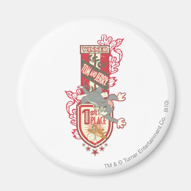 Tom and Jerry 1st Place 1 Magnet (Front)