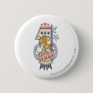 Tom and Jerry 1st Place 2 6 Cm Round Badge