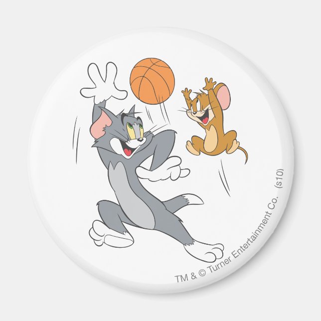 Tom and Jerry Basketball 1 Magnet (Front)